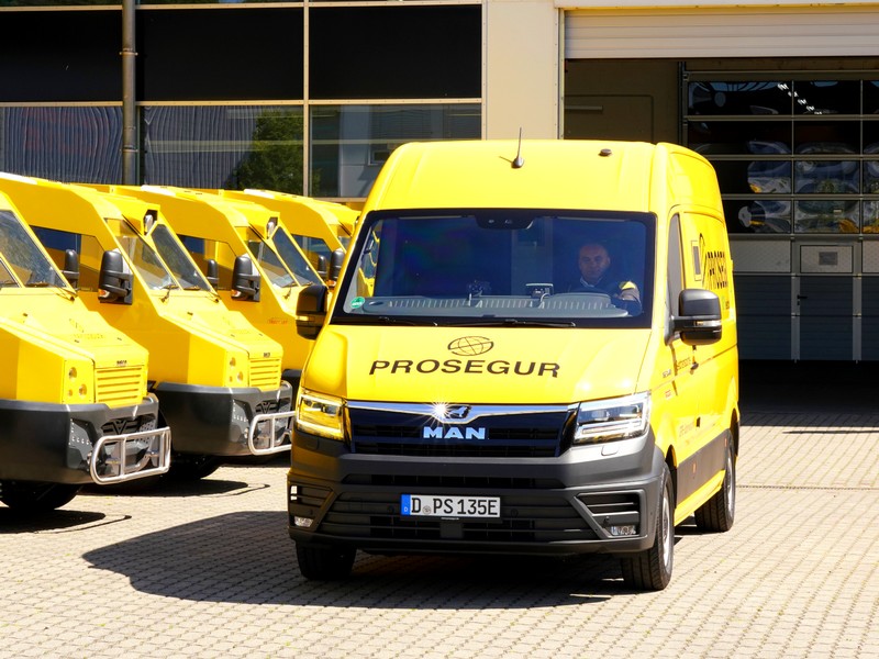 Transport peněz s elektrickým pohonem